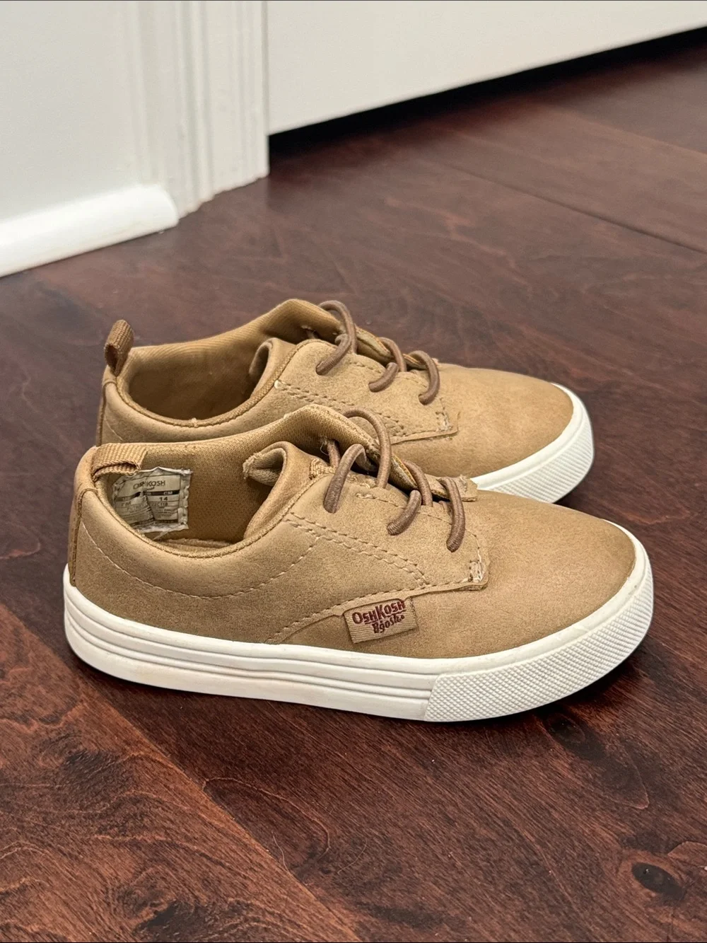 Osh Kosh B’Gosh Toddler Boys Vegan Leather Shoes Boating Vacay Church Preppy